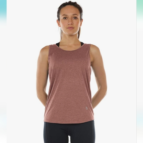 Icyzone Pink Twist Backless Athletic Work Out Tank Top Womens Medium - Picture 3 of 10